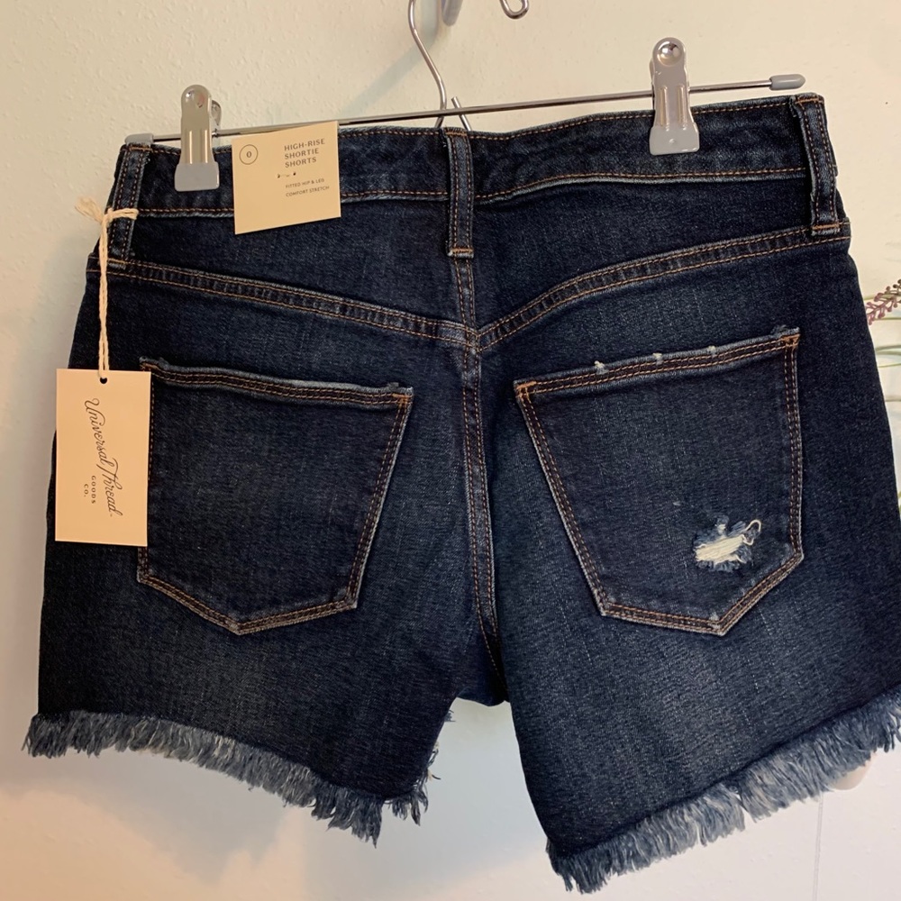 High Rise Shortie Shorts - Picture 3 of 3